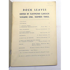 Dock Leaves Volume One, Number Three