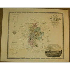 Map of the County of Bedford, from an Actual Survey Made in the Year 1825