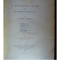 A Farmer's Year Being His Commonplace Book for 1898