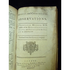 A Physical Dissertation on Drowning, and, Observationum Medico-Chirurgicarum Rariorum, and, Medical and Chirurgical Observations . 3 Papers Bound Into One.