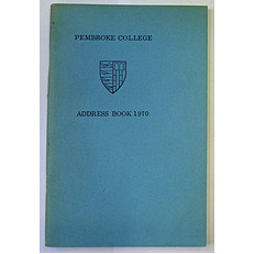 Pembroke College Address Book 1970