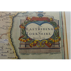 Robert Morden Map of East Riding Yorkshire