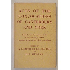 Acts of the Convocations of Canterbury and York