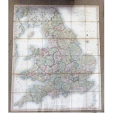 Smith's New Map Of England And Wales With part of Scotland Including The Turnpike and principal crossroads, June 1806 corrected to 1811