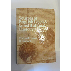 Sources of English Legal & Constitutional History