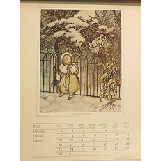 The Peter Pan Calendar 1977 Illustrated by Arthur Rackham