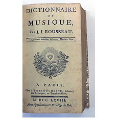 Dictionnaire de Musique