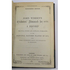 **John Wisden's Cricketers' Almanack for 1876