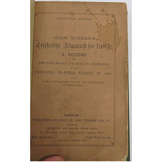 **John Wisden's Cricketers' Almanack for 1883