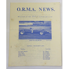 O.R.M.A. News Bulletin No. 70 April 1966