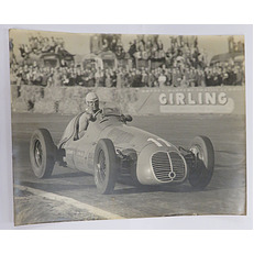 Alberto Ascari racing his Maserati and Peter Walker Photographic Images 