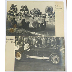 Alberto Ascari racing his Maserati and Peter Walker Photographic Images 