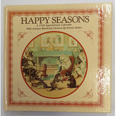 Happy Seasons  a 1990 Appointment Calendar with Antique Revolving Pictures