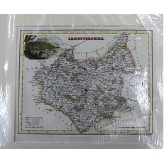 Map of Leicestershire By Fullerton 1830