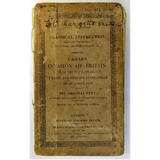 Caesar's Invasion of Britain: from the Commentaries. With a Literal Interlinear Translation on the Plan Recommended by Mr Locke. Critical Explanatory Notes, &c.