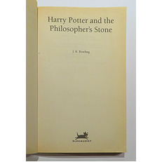 Harry Potter and the Philosopher's Stone 1st Edition