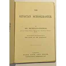 The Alsacian Schoolmaster. Beeton's Library 