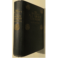 Mrs Beeton's All About Cookery New Edition 1907