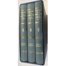 Hours In A Library (3 Volume Set)