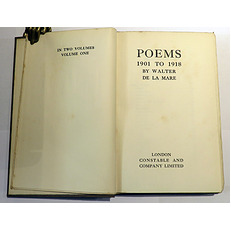 Poems 1901 To 1918 in two volumes