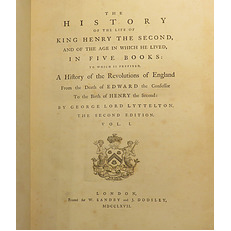 The History Of The Life Of King Henry The Second, And Of the Age In Which he He Lived, In Five Books; Second Edition Three Volumes Only 