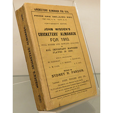 John Wisden's Cricketers' Almanack For 1910