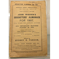 John Wisden's Cricketers' Almanack For 1907