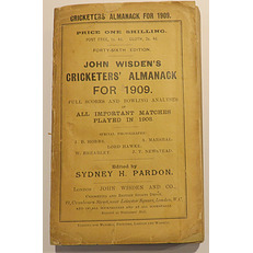 John Wisden's Cricketers' Almanack For 1909