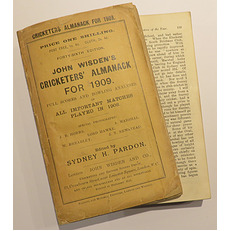 John Wisden's Cricketers' Almanack For 1909