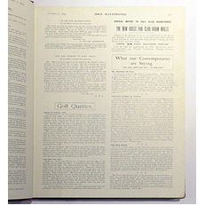 The Golf Illustrated With Which Is Incorporated Golf. Volume II. From October 13 to December 29, 1899