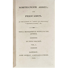 Jane Austen Complete Set of 16 Volumes 1st. Editions Pride & Prejudice, Emma, and Northanger Abbey & Persuasion.