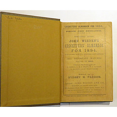 John Wisden's Cricketers' Almanack For 1894