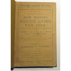 John Wisden's Cricketers' Almanack For 1889