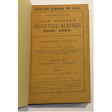 John Wisden's Cricketers' Almanack For 1888