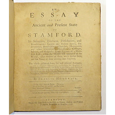 An Essay Of The Ancient and Present State Of Stamford 