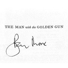 The Man with the Golden Gun (Signed) with Signed Promotional Still