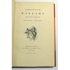 Barrack Room Ballads And Other Verses, The Five Nations, The Seven Seas, Departmental Ditties And Other Verses, Four Volume Rudyard Kipling Set 