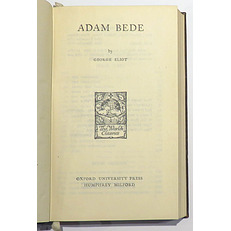 Adam Bede The World's Classics LXIII 