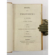 Pride and Prejudice Three Volumes 1st Edition.