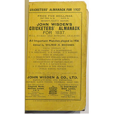 John Wisden's Cricketers' Almanack For 1937