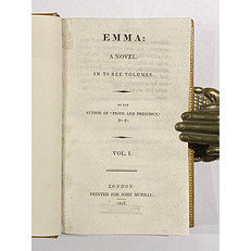 Emma Three Volumes 1st Edition