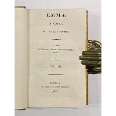 Emma Three Volumes 1st Edition