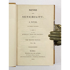 Sense & Sensibility - 2nd Edition Three Volumes.