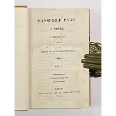 Mansfield Park - 2 nd edition Three Volumes.