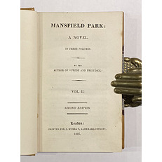 Mansfield Park - 2 nd edition Three Volumes.