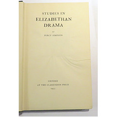 Studies in Elizabethan Drama 