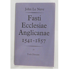 Fasti Ecclesiae Anglicanae 1541 - 1857