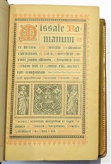 Missale Romanum Ex Decreto Sacrosancti Concilii Tridentini Restitum, S.pii v. pontificis marimi jussu editum, clementis viii, urbani viii. et leonis 