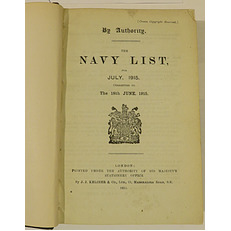 The Navy List July 1915