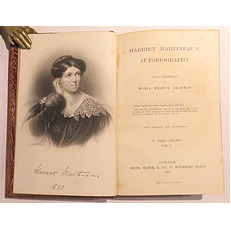 Harriet Martineau's Autobiography With memoirs By Maria Weston Chapman In Three Volumes 